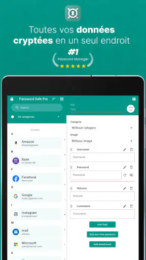Password Safe and Manager screenshot