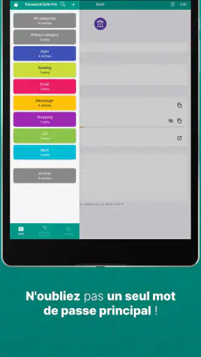 Password Safe and Manager screenshot