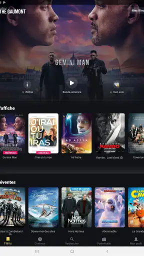 Pathé France screenshot