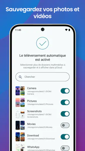 pCloud: stockage en ligne screenshot