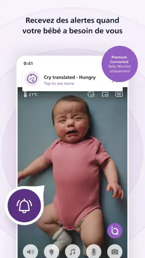 Philips Avent Baby Monitor+ screenshot