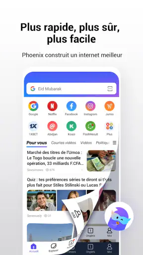 Phoenix Browser-Privé & Rapide screenshot