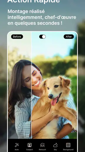 PhotoDirector: Retouche photo screenshot