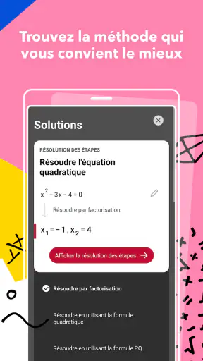 Photomath screenshot