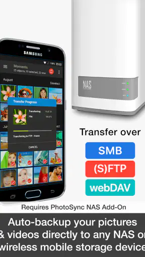 PhotoSync Autotransfer Add-On screenshot