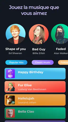 Piano pour jouer de la musique screenshot