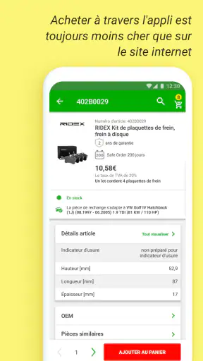 Piecesauto24: auto pièces screenshot
