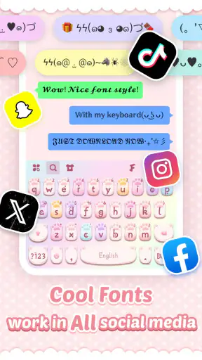 Pink Cute Hippo Thème screenshot