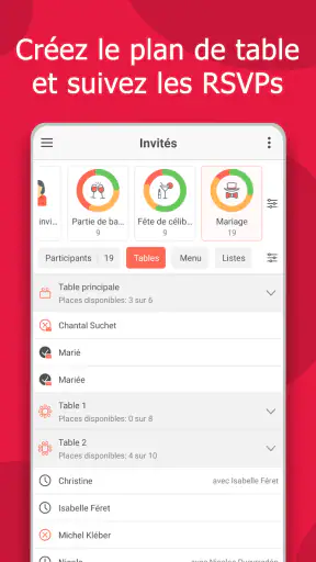 Planificateur de Mariage MyWed screenshot