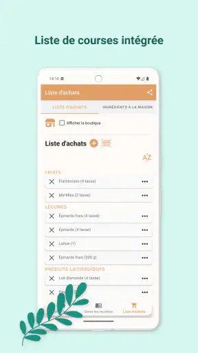 Planificateur De Repas Semaine screenshot