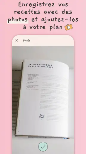 Planning repas semaine screenshot