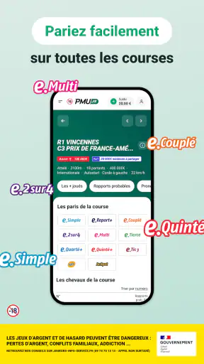 PMU.fr – Pari Hippique & Turf screenshot