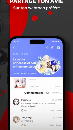 POCKET COMICS: Premium Webtoon screenshot