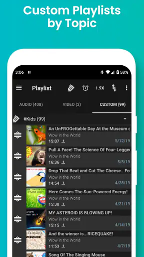 Podcast Addict - Podcast/Radio screenshot
