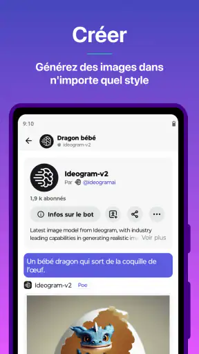 Poe - Chat IA rapide screenshot