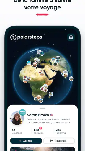 Polarsteps: Suivi de voyage screenshot
