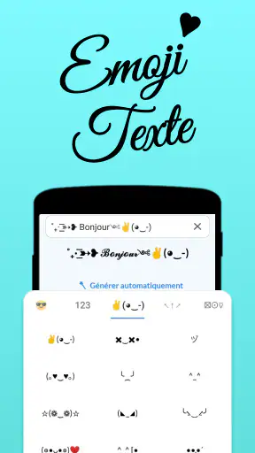 Police du texte screenshot
