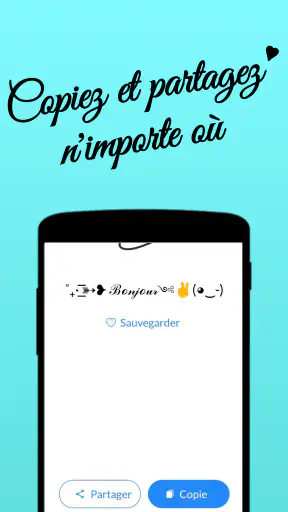 Police du texte screenshot