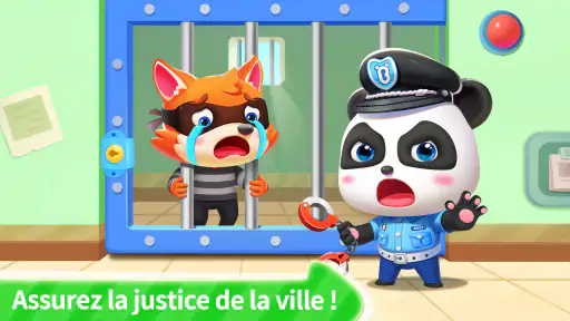 Policier Baby Panda screenshot