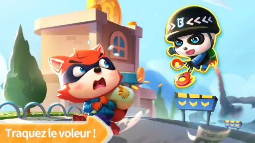Policier Baby Panda screenshot