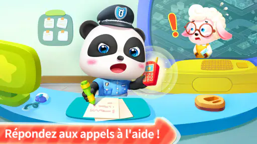 Policier Baby Panda screenshot