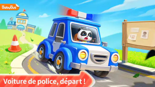Policier Baby Panda screenshot