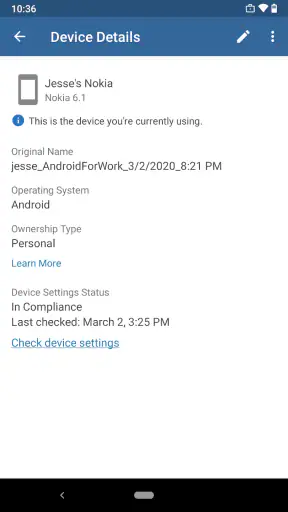 Portail entr. Microsoft Intune screenshot