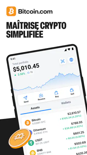 Portefeuille DeFi Bitcoin screenshot