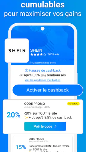Poulpeo Cashback et Code promo screenshot
