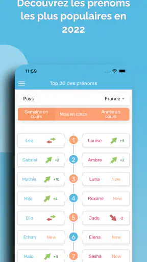 Prénom de bébé à 2 screenshot