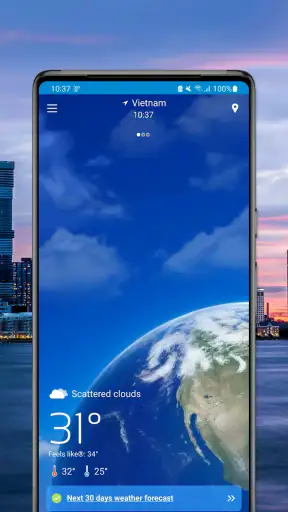 Prévisions météo (carte radar) screenshot