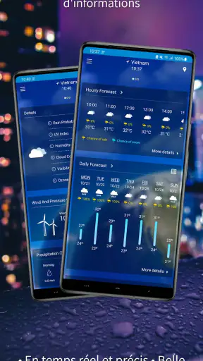 Prévisions météo (carte radar) screenshot