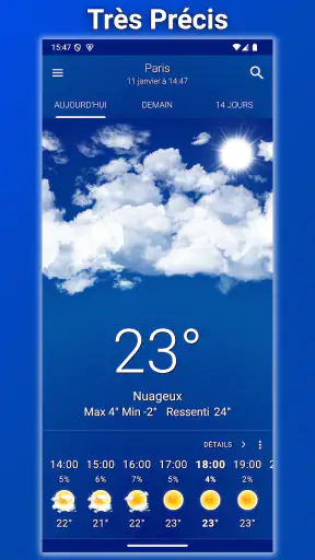 Prévisions Météo : Ciel Dégagé screenshot