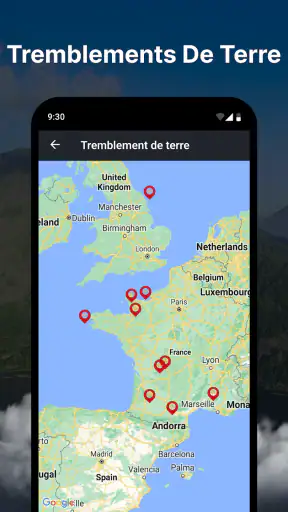 Prévisions météo et radar screenshot