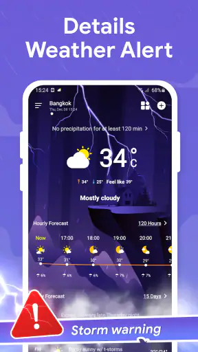 Prévisions météo: Radar screenshot