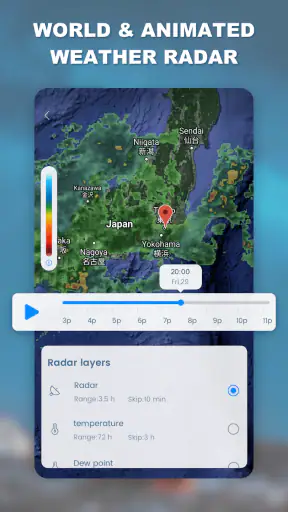 Prévisions météo - radar météo screenshot