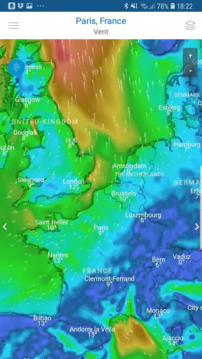 Prévisions météorologiques screenshot