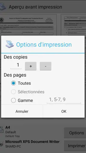 PrinterShare Impression mobile screenshot