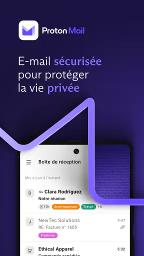 Proton Mail: Email chiffré screenshot