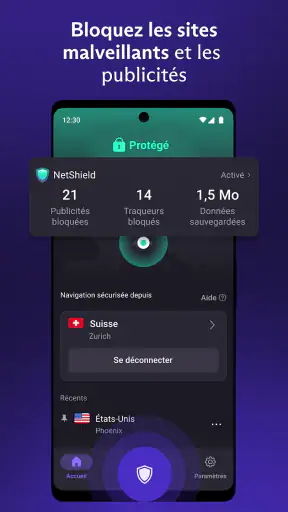 Proton VPN : rapide et sûr screenshot