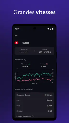 Proton VPN : rapide et sûr screenshot
