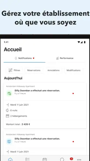 Pulse pour Booking.com screenshot