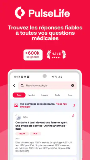PulseLife ex 360 medics screenshot
