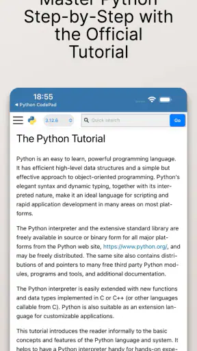 Python Coding Editor & IDE App screenshot