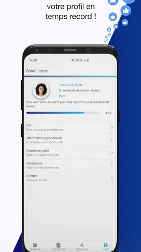 QAPA - Emploi Interim screenshot