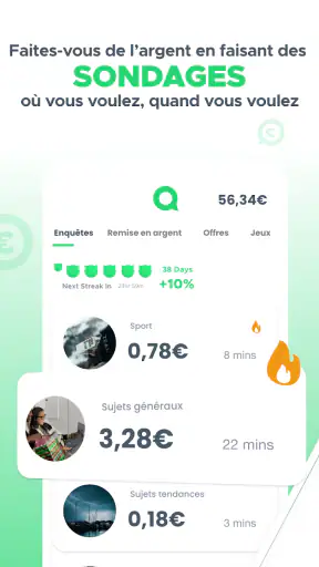 Qmee - Sondages Rémunérés screenshot