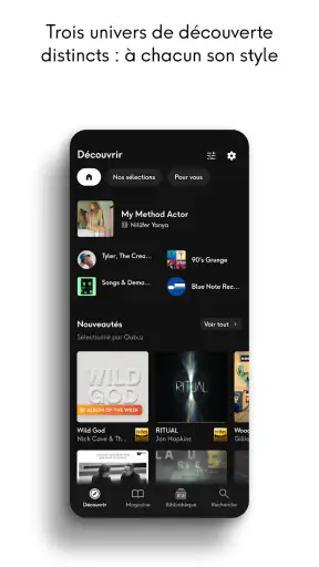 Qobuz : Musique & Editorial screenshot
