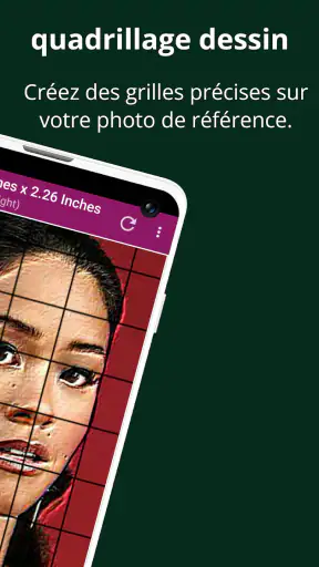 quadrillage photo pour dessin screenshot