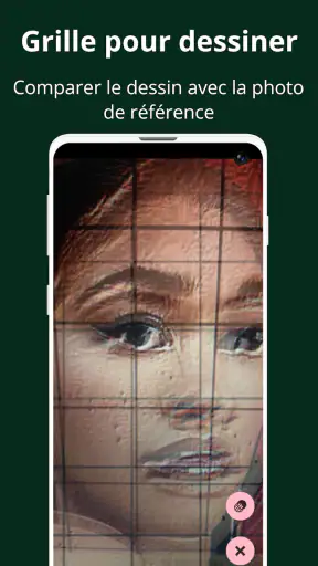 quadrillage photo pour dessin screenshot