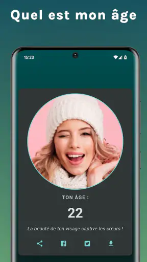 Quel est Mon Âge - Filtre IA screenshot